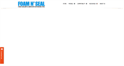 Desktop Screenshot of foamnseal.com