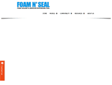 Tablet Screenshot of foamnseal.com